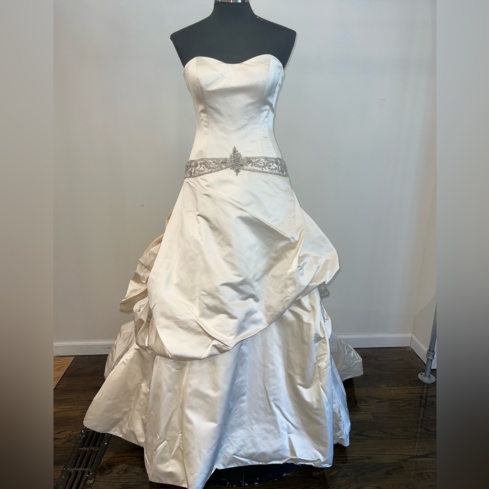 Casablanca Bridal Silk Satin Gown